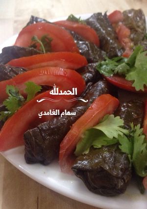 صورة لوصفة ورق عنب بالتمر الهندي لذيذه 😋