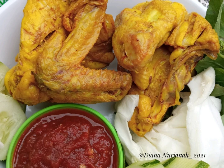Langkah Mudah untuk Membuat Resep Ayam Kunyit Ungkep Plus Sambal Terasi Goreng yang Bikin Ngiler Anti Ribet, Menggugah Selera