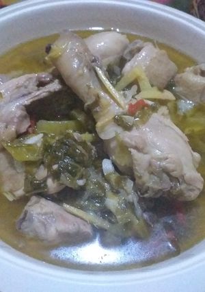 Foto resep Ayam tumis sawi asin