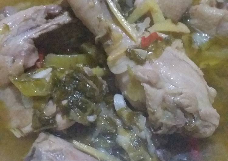Langkah Mudah untuk mengolah Ayam tumis sawi asin, Sempurna
