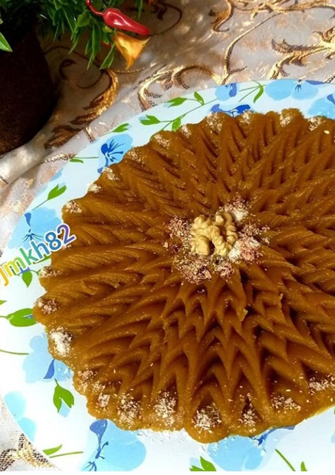 عکسی از دستور حلوا هل