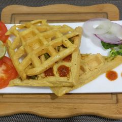 A picture of Besan's waffle.