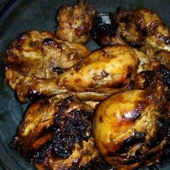 Sticky chicken A picture of Sticky chicken.