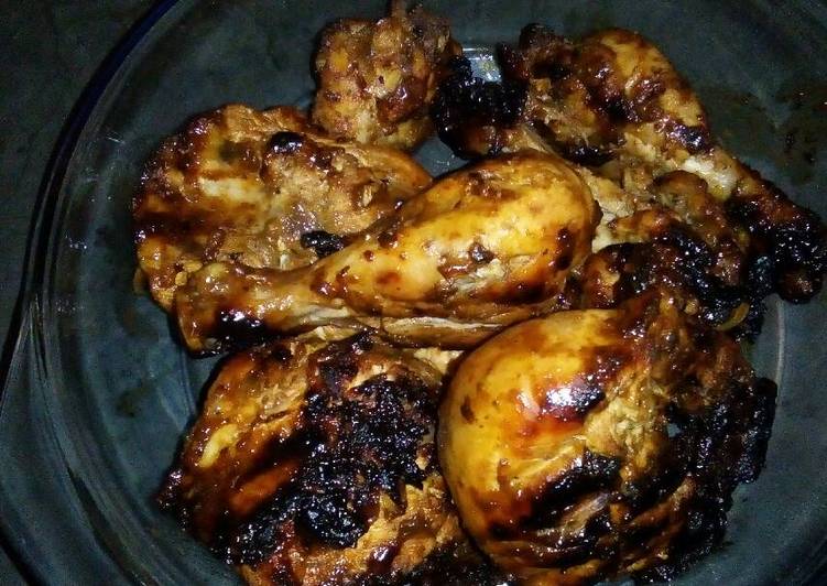 Sticky chicken