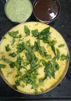 ખમણ (Khaman Recipe In Gujarati) રેસીપી મુખ્ય ફોટો