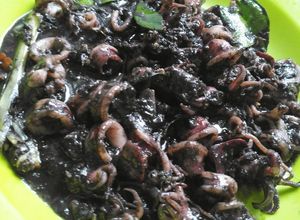 Foto resep Cumi Tinta Hitam Pedas