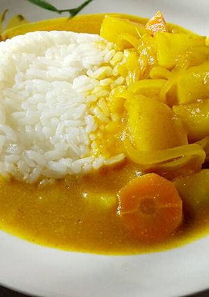 Una foto de Arroz con Curry