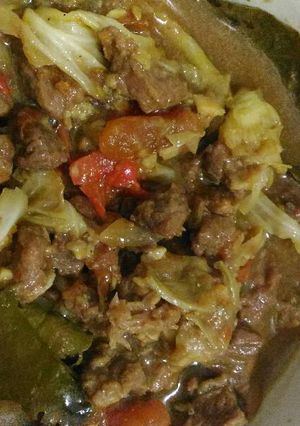Foto resep Tongseng sapi pedas praktis