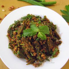 A picture of Bhindi Masala.