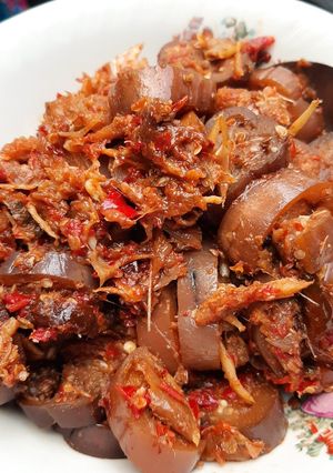 Foto resep Balado terong teri medan pwedes 🤤