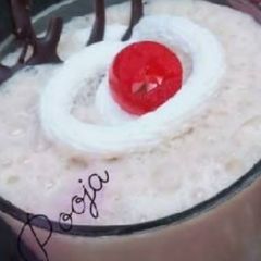 A picture of Boiled bournvita shake.