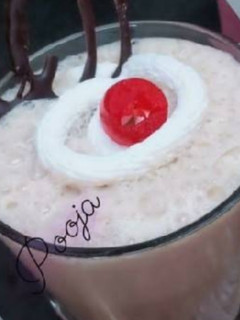 A picture of Boiled bournvita shake.