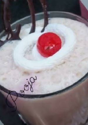 A picture of Boiled bournvita shake.
