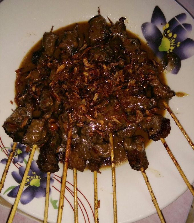 Foto resep Sate daging sapi bumbu kacang