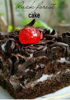 Foto resep Black forest cake