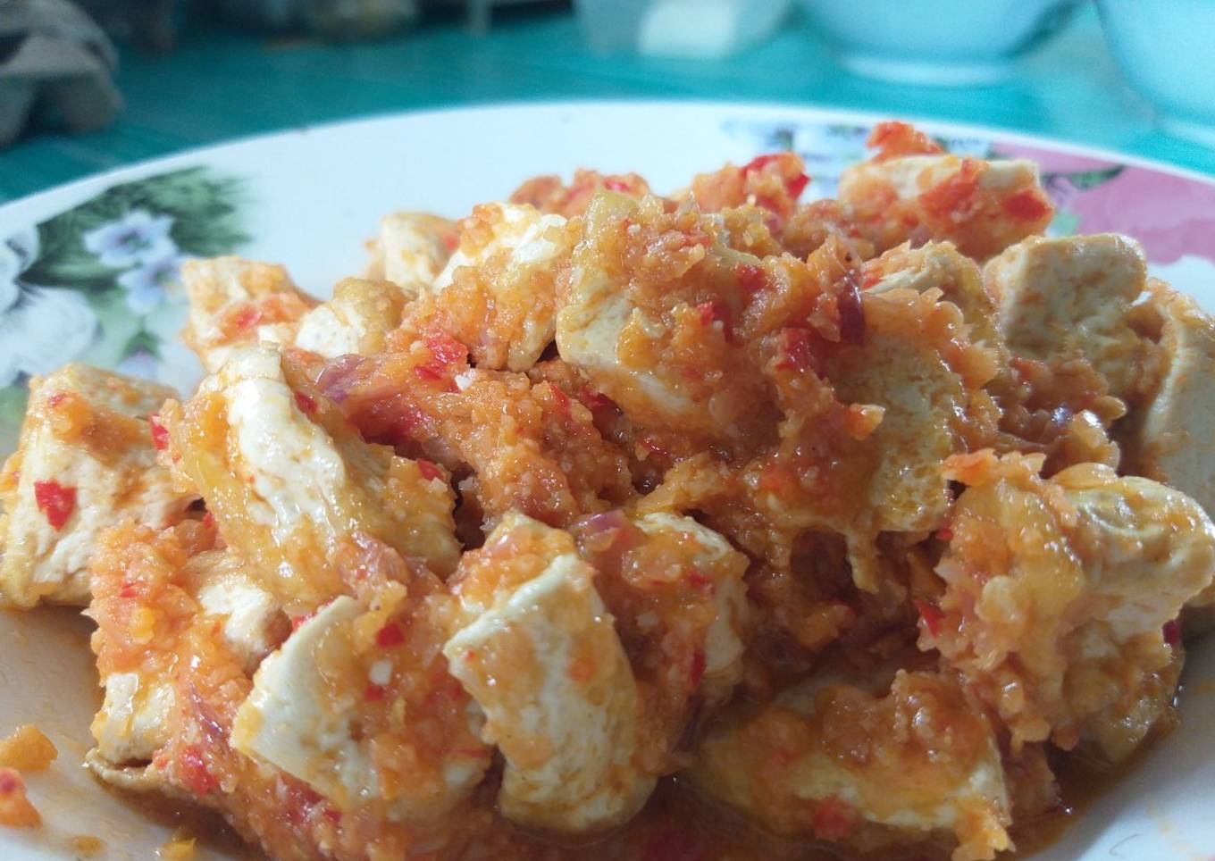 Tahu sambal balado