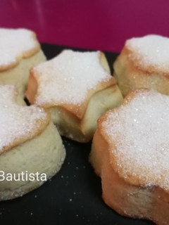 Una foto de Dulce típico de Navidad hojaldrinas