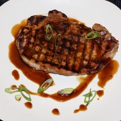 A picture of Grilled teriyaki pork chops.