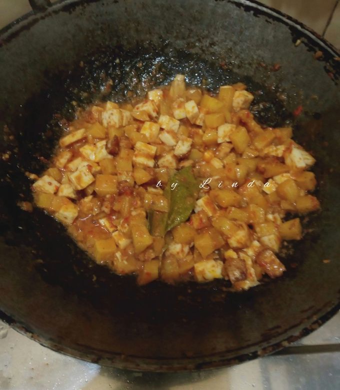 Foto resep Sambal goreng kentang putih telur