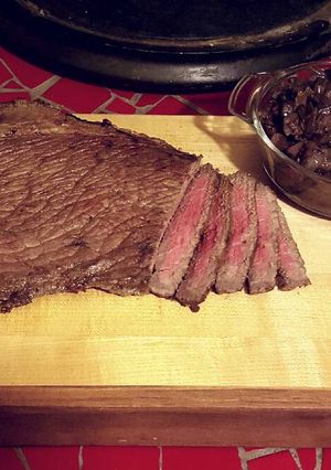 A picture of Marinated London Broil.