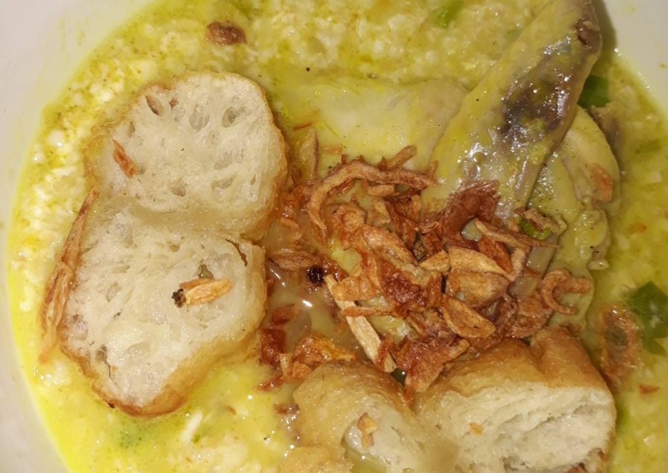 Bubur Oat Kuah Soto