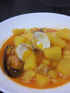 Una foto de Patatas a la marinera