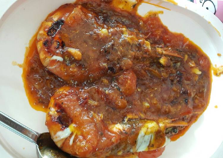 SPAGETTI bolougese Udang Besar