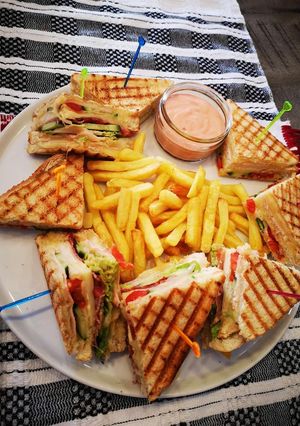O poză a rețetei Sandwich club.