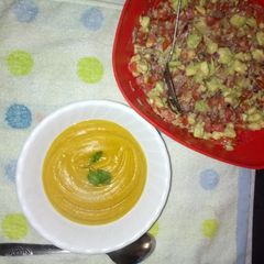 A picture of Pumpkin soup.
