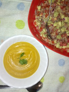 A picture of Pumpkin soup.