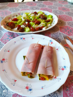 Una foto de Rollitos de pisto