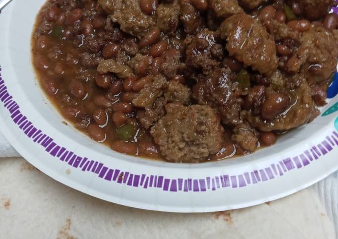 How to Make Super Quick Homemade Beans with Meatballs