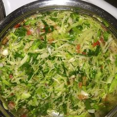 A picture of Fried cabbages.