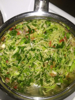 A picture of Fried cabbages.
