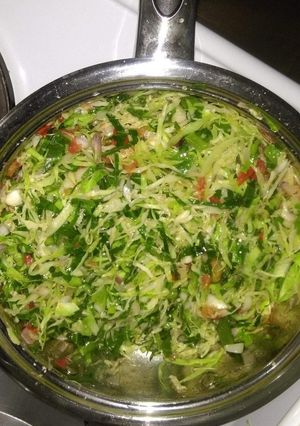 A picture of Fried cabbages.