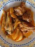 Pork Stew with Potatoes and Eggplant