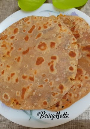 A picture of Bihari Sattu Paratha.