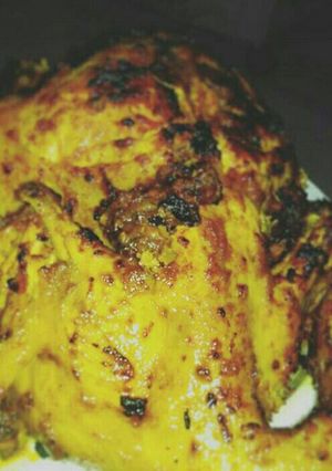 Foto resep Ayam bakar bumbu kuning