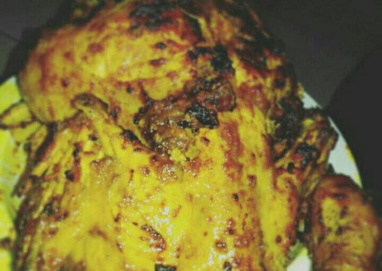 Resep Ayam bakar bumbu kuning yang Lezat