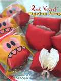 Red Velvet Durian Crepe (& Leftover RV Durian Crepe Cup Cake)