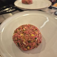 A picture of Easy Homemade Steak Tartare Recipe.