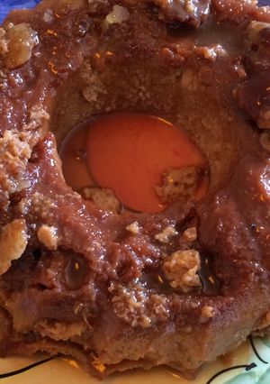 Una foto de Flan casero de dulce de leche