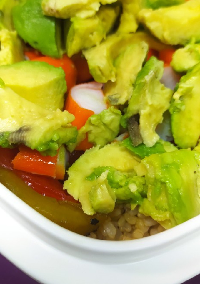 Una foto de Poke arroz