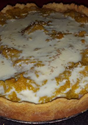 Una foto de Tarta naranja de calabaza