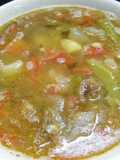 Caldo de carne machaca