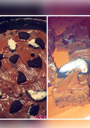 Una foto de Brownies Oreo-Nutella