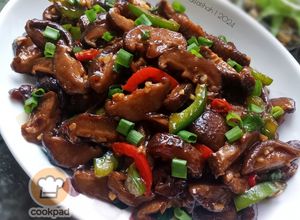 Gambar Cendawan Shitake Chinese Style