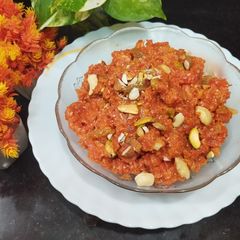 A picture of Gajar Ka Halwa.