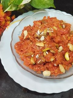 A picture of Gajar Ka Halwa.