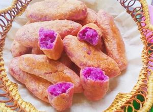 Hình của món Bánh khoai mỡ chiên.